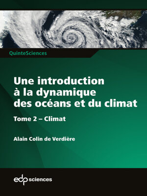 cover image of Une introduction à la dynamique des océans et du climat